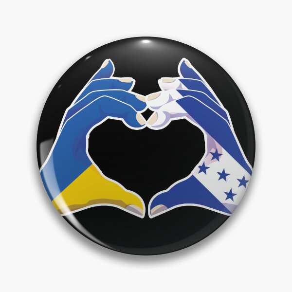 Item preview, Honduras Honduran Ukraine Ukrainian Love Heart Peace designed and sold by FlagX.
