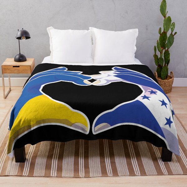 Item preview, Honduras Honduran Ukraine Ukrainian Love Heart Peace designed and sold by FlagX.