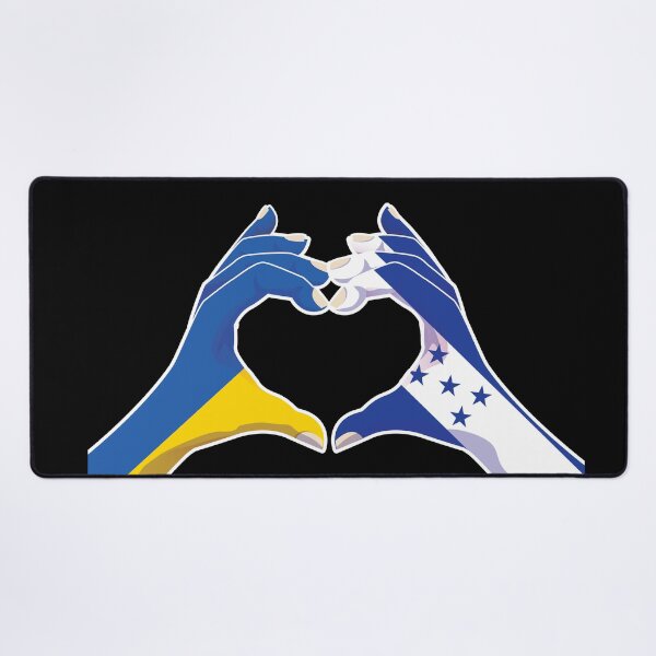Item preview, Honduras Honduran Ukraine Ukrainian Love Heart Peace designed and sold by FlagX.