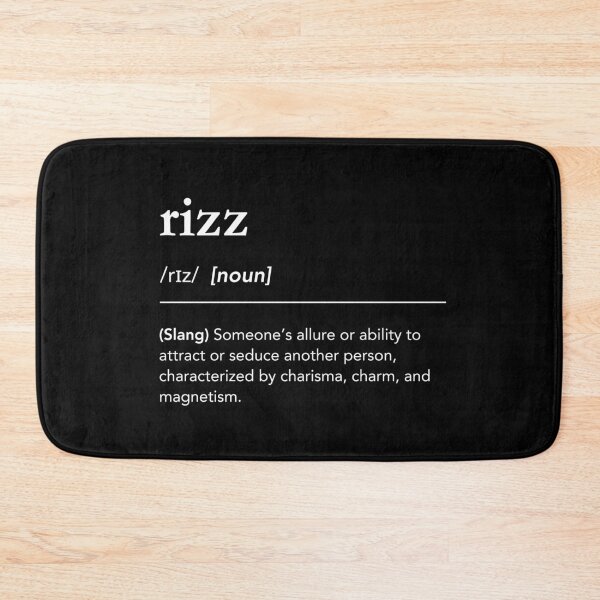 Item preview, rizz definition, rizz, word of the year 2023, charisma, words gen z uses designed and sold by lagunaklein.