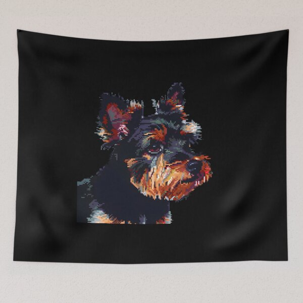 Item preview, Pixel Portrait Australian Terrier designed and sold by CUTEDOGGIEZ.