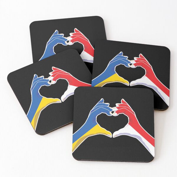 Item preview, Indonesia Indonesian Ukraine Ukrainian Love Heart Peace designed and sold by FlagX.