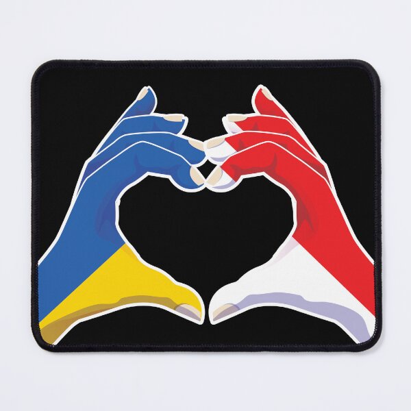 Item preview, Indonesia Indonesian Ukraine Ukrainian Love Heart Peace designed and sold by FlagX.