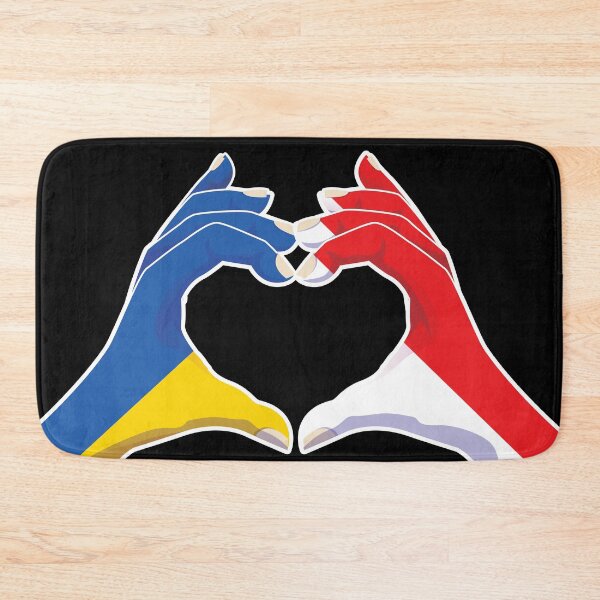 Item preview, Indonesia Indonesian Ukraine Ukrainian Love Heart Peace designed and sold by FlagX.