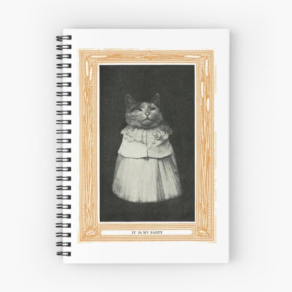 Item preview, It's My Party Victorian Cat designed and sold by vichcic.