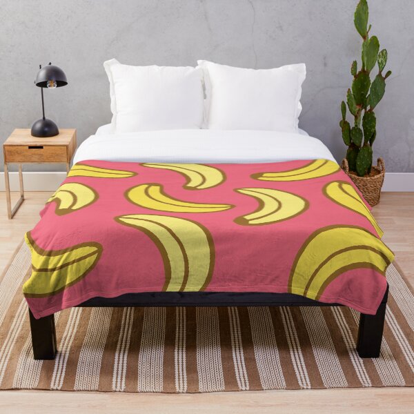 Bananas pattern Throw Blanket