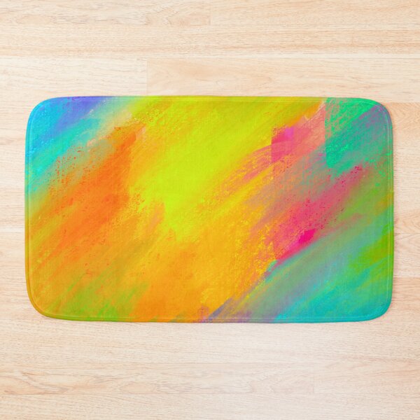 Item preview, Vibrant Rainbow Abstract Paintbrush Colour  designed and sold by anandaung.