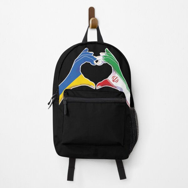 Item preview, Iran Iranian Ukraine Ukrainian Love Heart Peace designed and sold by FlagX.