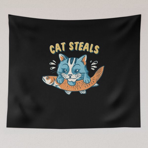 Item preview, Cat steal animals designed and sold by IdeaND.