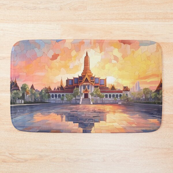 Item preview, Grand Palace Mosaic: History & Sunrise Art Delight  designed and sold by purrfect pattern.