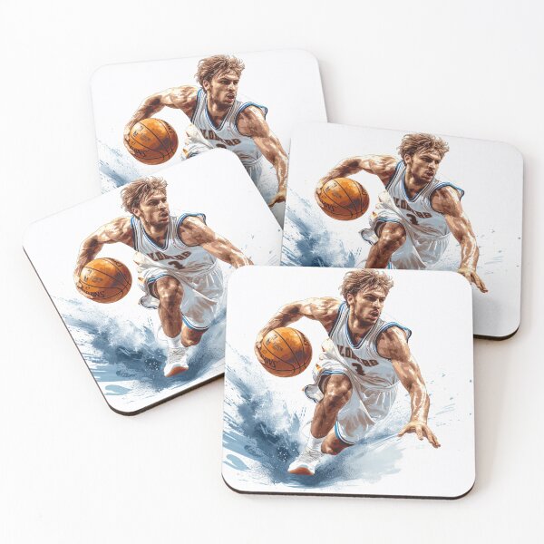 Item preview, A basketball player in action. Bright abstract graphic style illustration designed and sold by aivisionsart.