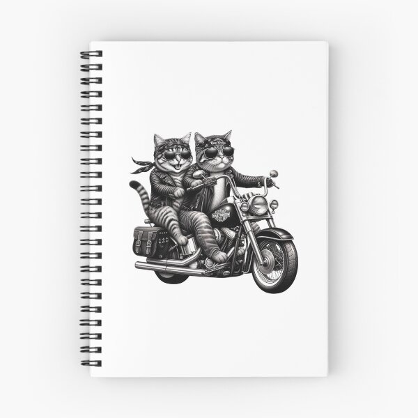 Item preview, Funny Cute Cats Motor Clycle, Clotheing and Decor designed and sold by Sitred123.