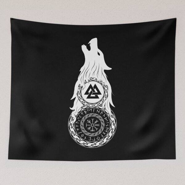 Item preview, Viking wolf runes designed and sold by Grav1n.