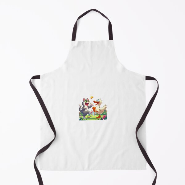 Item preview, A kitten is fighting with a duck. designed and sold by liugr-dl.