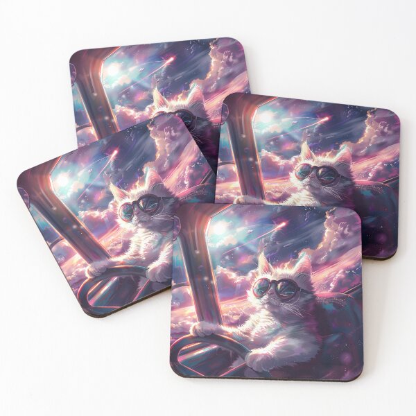 Item preview, Cyberpunk-Cat Flying Driver designed and sold by GrinGalore.