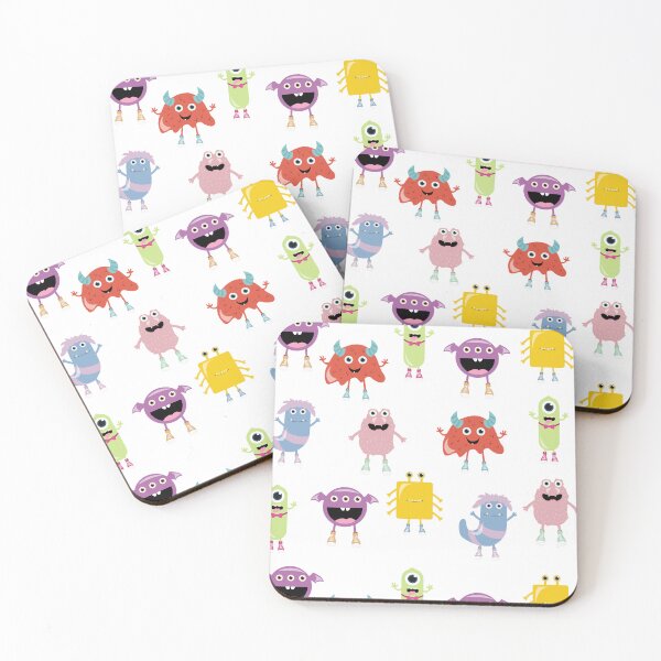 Item preview, Cute Colorful Monsters Funny Kids Pattern designed and sold by idovedesign.