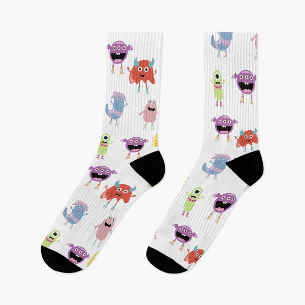 Item preview, Cute Colorful Monsters Funny Kids Pattern designed and sold by idovedesign.