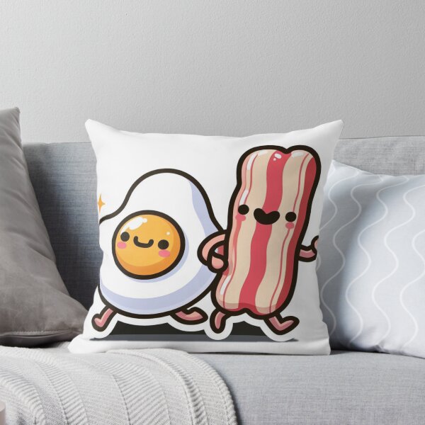 Item preview, Egg and Bacon Kawaii friends  designed and sold by BeardedTree.