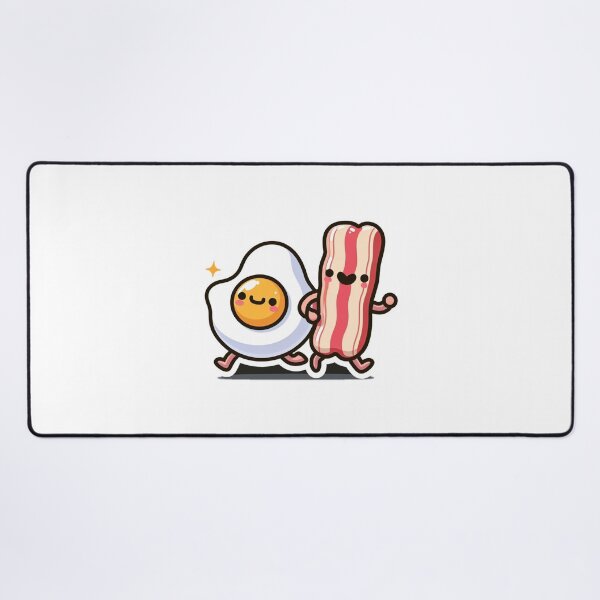 Item preview, Egg and Bacon Kawaii friends designed and sold by BeardedTree.