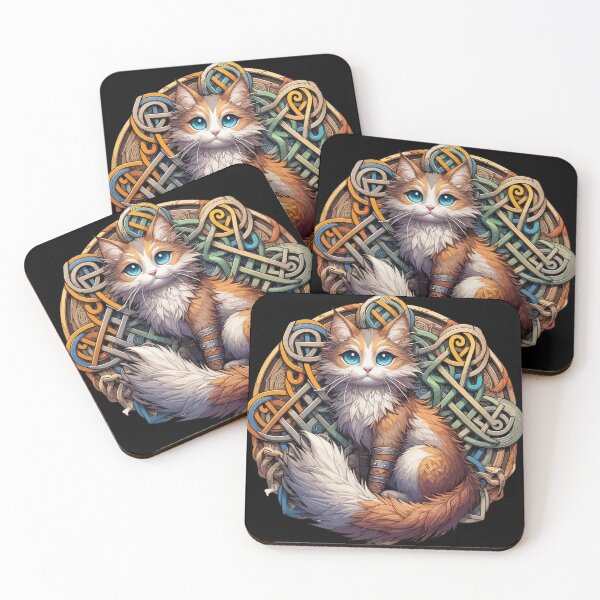 Item preview, Funny Viking Warrior Cat Norse Mythology Anime designed and sold by TomFrontierArt.