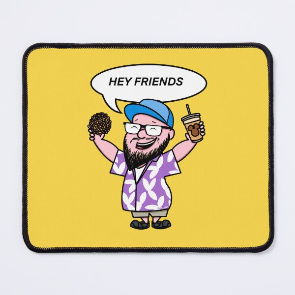 Item preview, Paging Mr Morrow Theme Park Vlogger - Hey Friends designed and sold by Dark-Inks.
