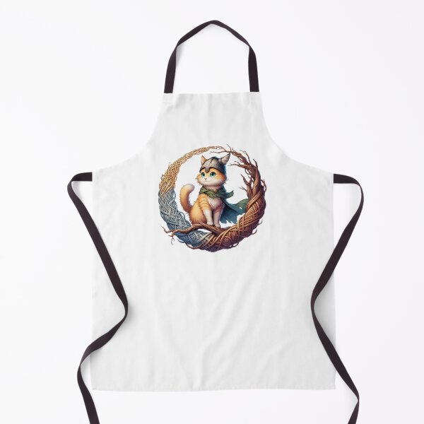 Item preview, Funny Viking Warrior Cat Norse Mythology Anime designed and sold by TomFrontierArt.