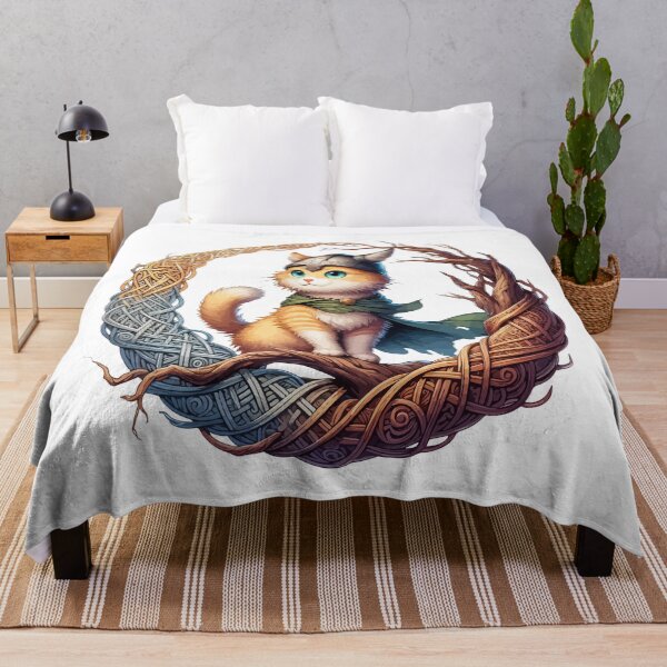 Item preview, Funny Viking Warrior Cat Norse Mythology Anime designed and sold by TomFrontierArt.