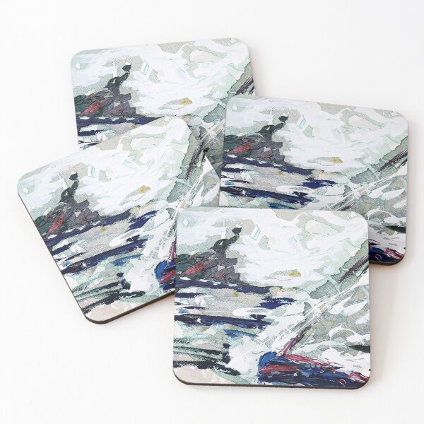 Item preview, In the Harbor - Acrylic Abstract by TSteele.art designed and sold by TSteeleArt.