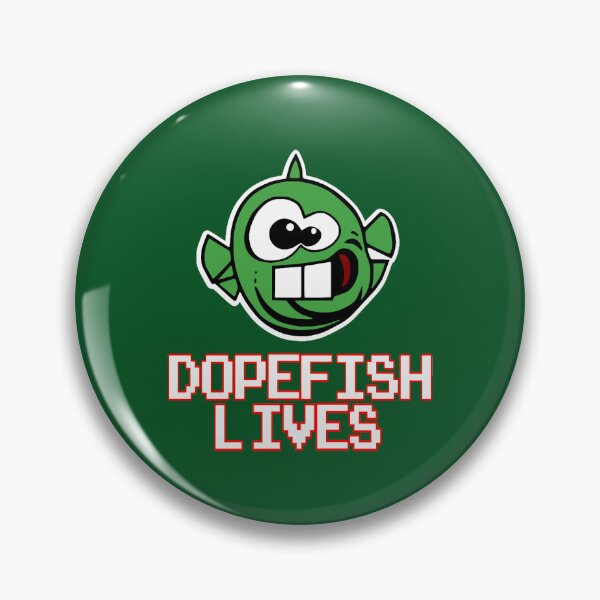 Item preview, Dopefish lives - Retro PC Gamer - Video Game Inside Joke  designed and sold by PearlandSu89.