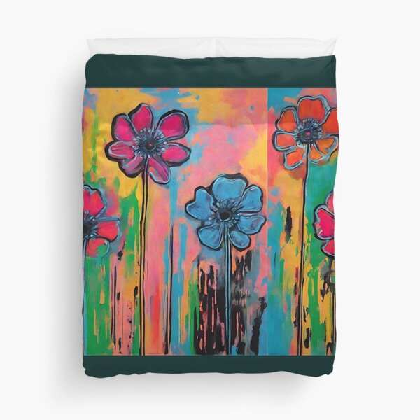 Item preview, Summer flowers-multicoloured designed and sold by Blue Eye.