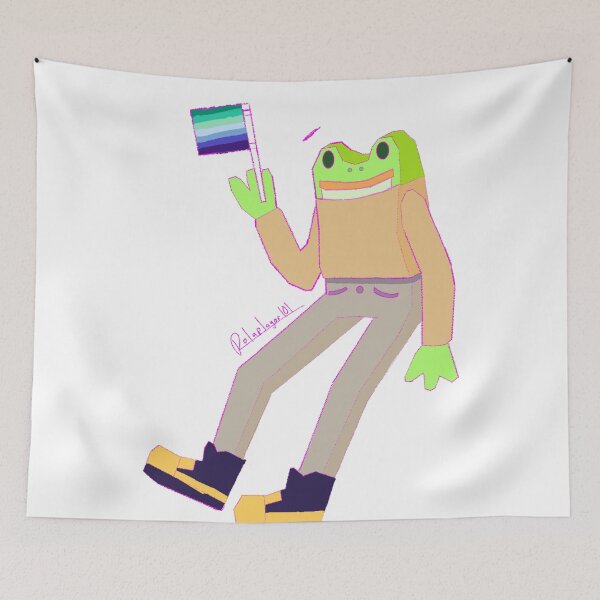 Item preview, Frog detective pride flag designed and sold by Rolaplayor101.