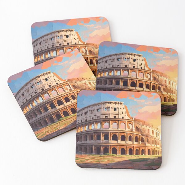 Item preview, Colosseum Mosaic: Time & Sunrise Art Delight designed and sold by purrfect pattern.