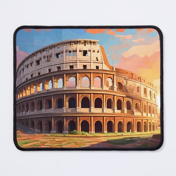 Item preview, Colosseum Mosaic: Time & Sunrise Art Delight designed and sold by purrfect pattern.