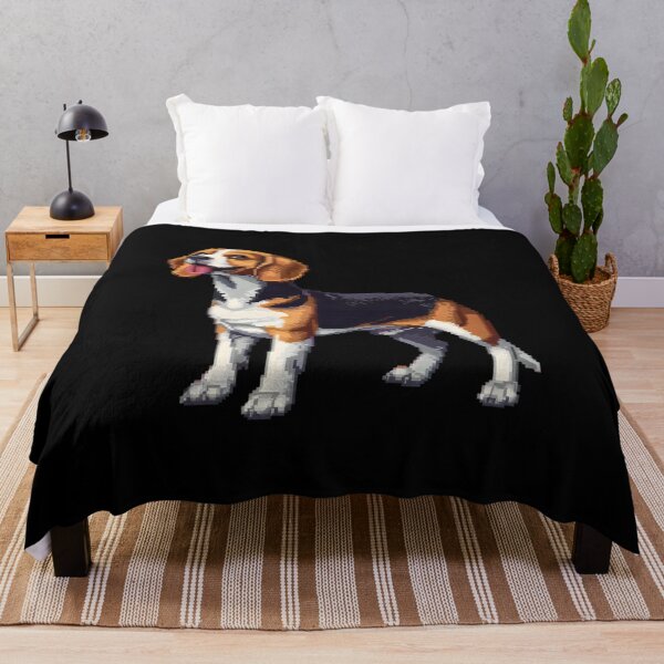 Aperçu de l'œuvre Pixel Art Beagle 16 Bits créée et vendue par CUTEDOGGIEZ.