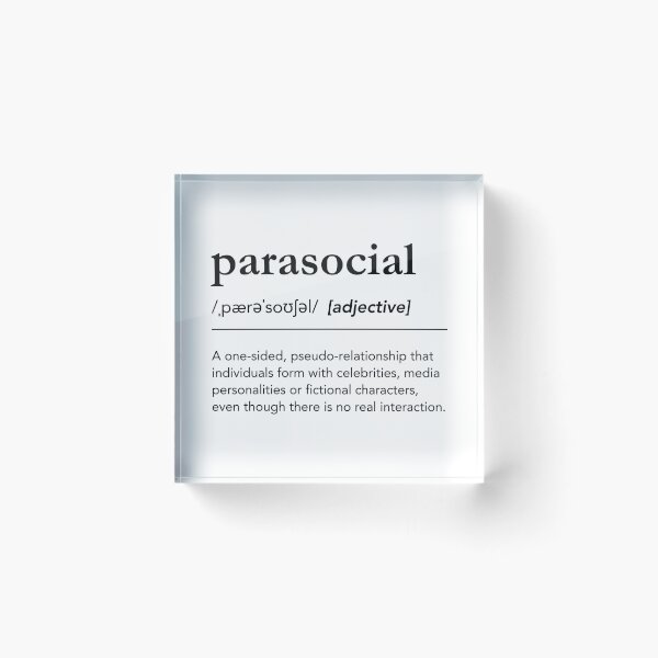 Item preview, Parasocial definition, What does parasocial mean, parasocial relationship, parasocial dictionary designed and sold by lagunaklein.