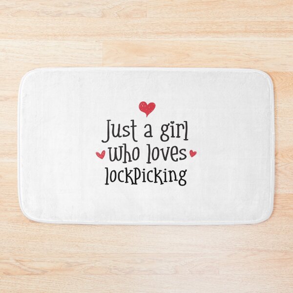 Item preview, Just A Girl Love Lockpicking Locks Tools Picking Keys Pins designed and sold by w1ckerman.