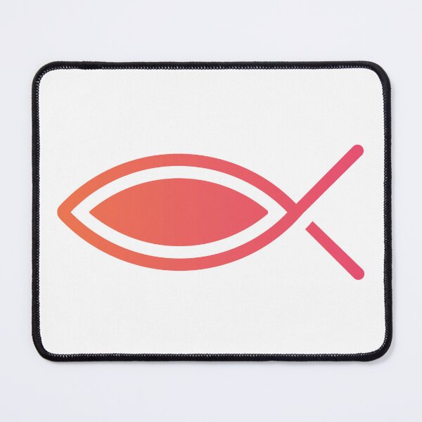 Item preview, Christian red fish designed and sold by EternalRock.