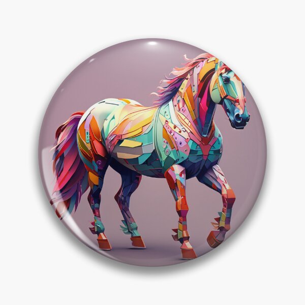 Item preview, COLORFUL HORSE designed and sold by AmazingBackDrop.