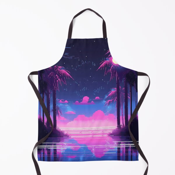 Item preview, Vaporwave Neon Sunset (3)- Pixel art designed and sold by octoboobs.