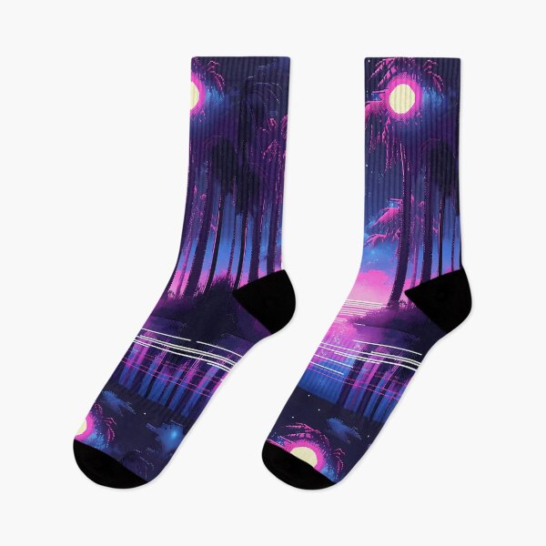 Item preview, Vaporwave Neon Sunset (3)- Pixel art designed and sold by octoboobs.