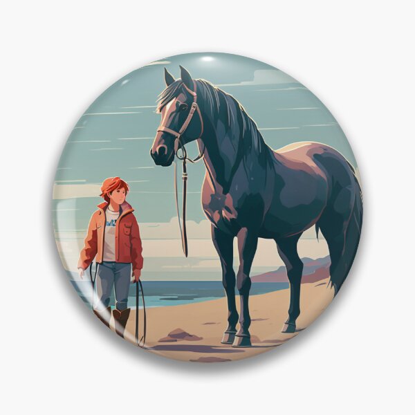 Item preview, HORSE & KID designed and sold by AmazingBackDrop.
