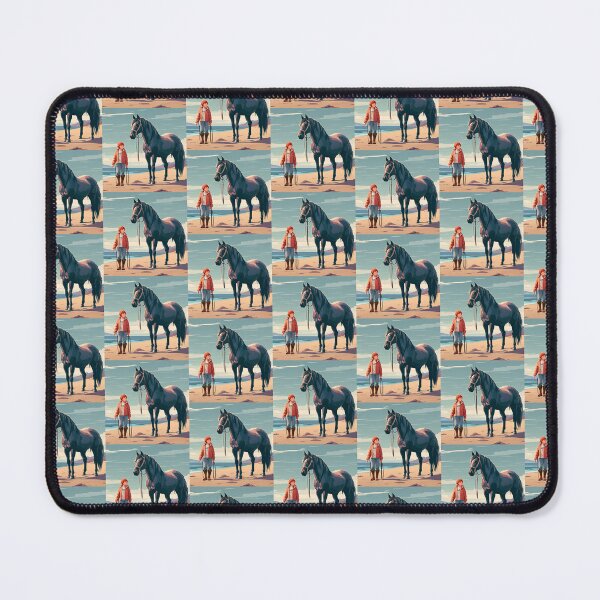 Item preview, HORSE & KID designed and sold by AmazingBackDrop.