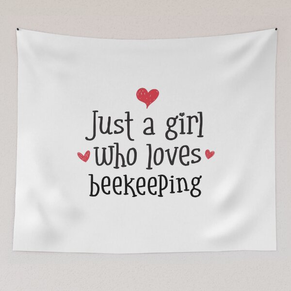 Item preview, Just A Girl Love Beekeeping bees honey apiculture hive apiary designed and sold by w1ckerman.