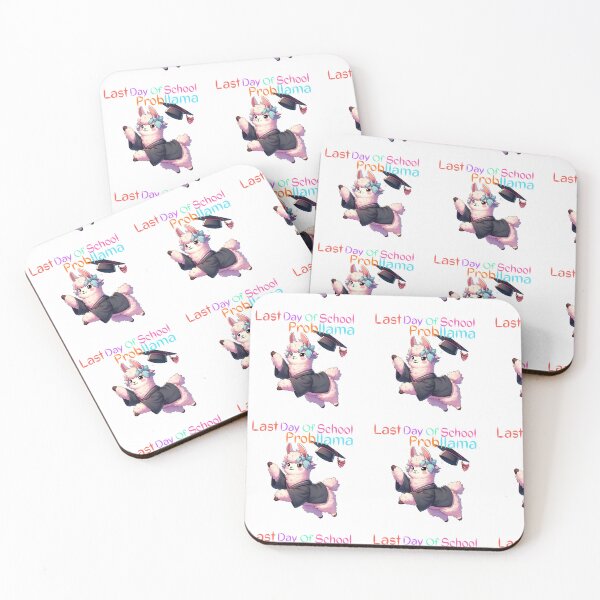 Item preview, Last day In school probllama  pink GCSE A level baccalaureate funny quotes weird quotes designed and sold by Coolparrotgirl.