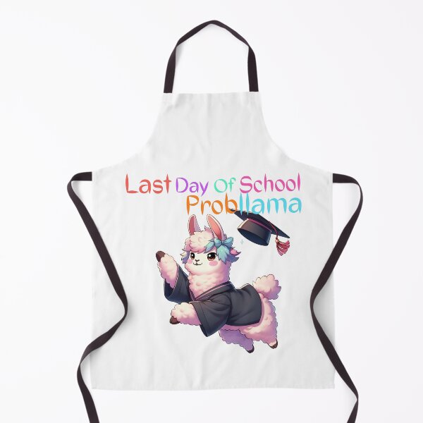 Item preview, Last day In school probllama  pink GCSE A level baccalaureate funny quotes weird quotes designed and sold by Coolparrotgirl.