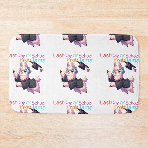 Item preview, Last day In school probllama  pink GCSE A level baccalaureate funny quotes weird quotes designed and sold by Coolparrotgirl.