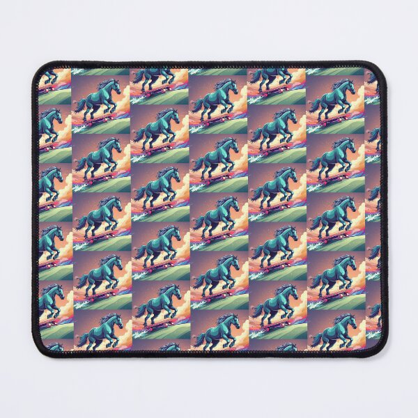 Item preview, HORSE & SKATBOARD designed and sold by AmazingBackDrop.