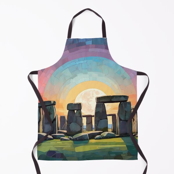 Item preview, Stonehenge Mosaic: Time & Moonlight Art Delight designed and sold by purrfect pattern.
