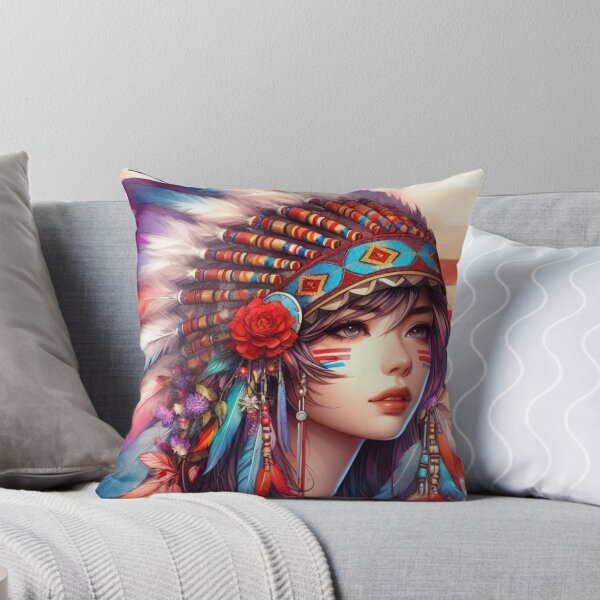 Item preview, Native American Beauty, The Feather And Iron | Catsie Cat designed and sold by yelkenb.