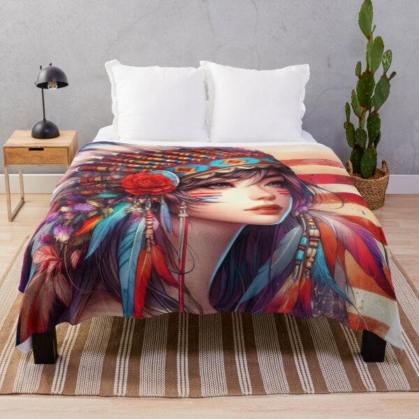 Item preview, Native American Beauty, The Feather And Iron | Catsie Cat designed and sold by yelkenb.